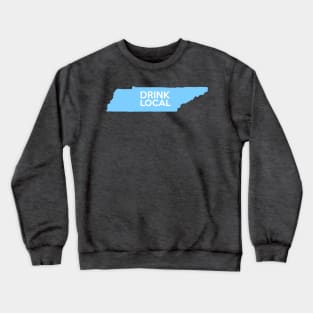 Tennessee Drink Local TN Blue Crewneck Sweatshirt